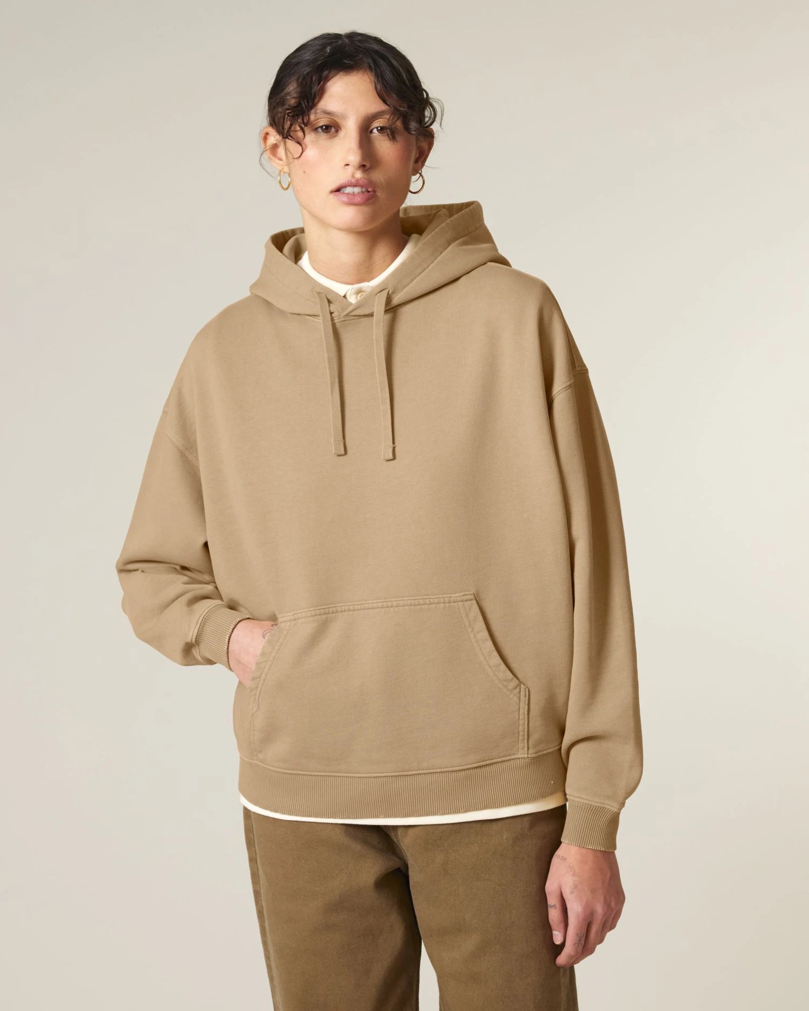 Hoodie oversized biologisch katoen om te personaliseren - 19