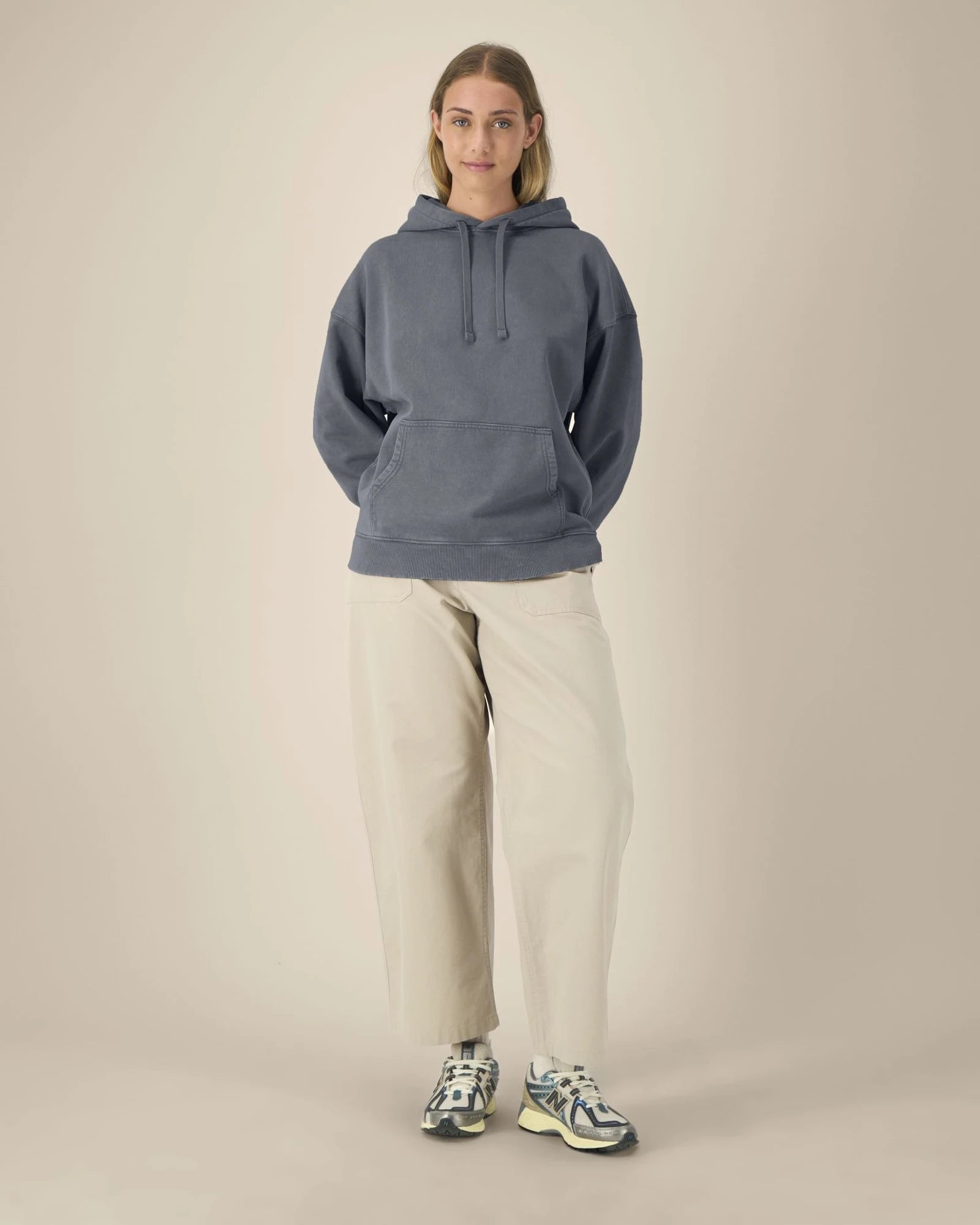 Hoodie oversized biologisch katoen om te personaliseren - 11