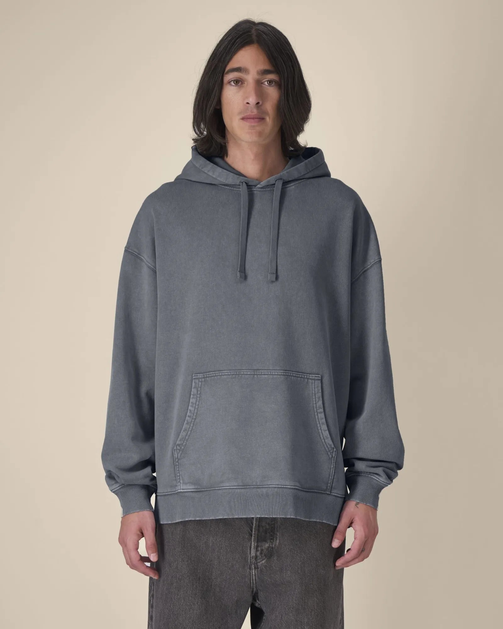 Hoodie oversized biologisch katoen om te personaliseren - 8