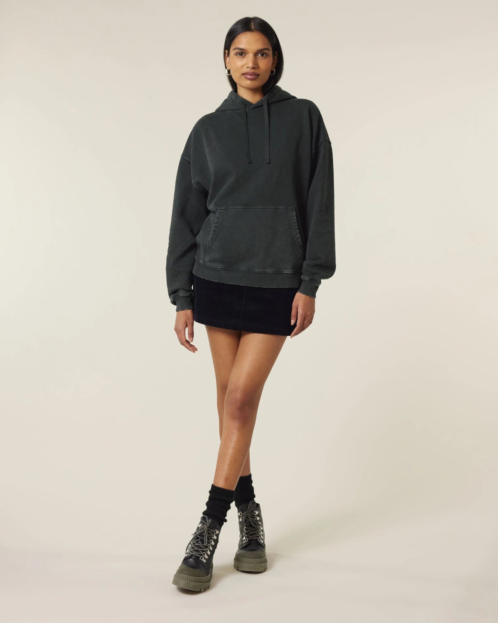Hoodie oversized biologisch katoen om te personaliseren - 23