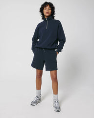 Sweater biologisch katoen om te personaliseren - Marineblauw