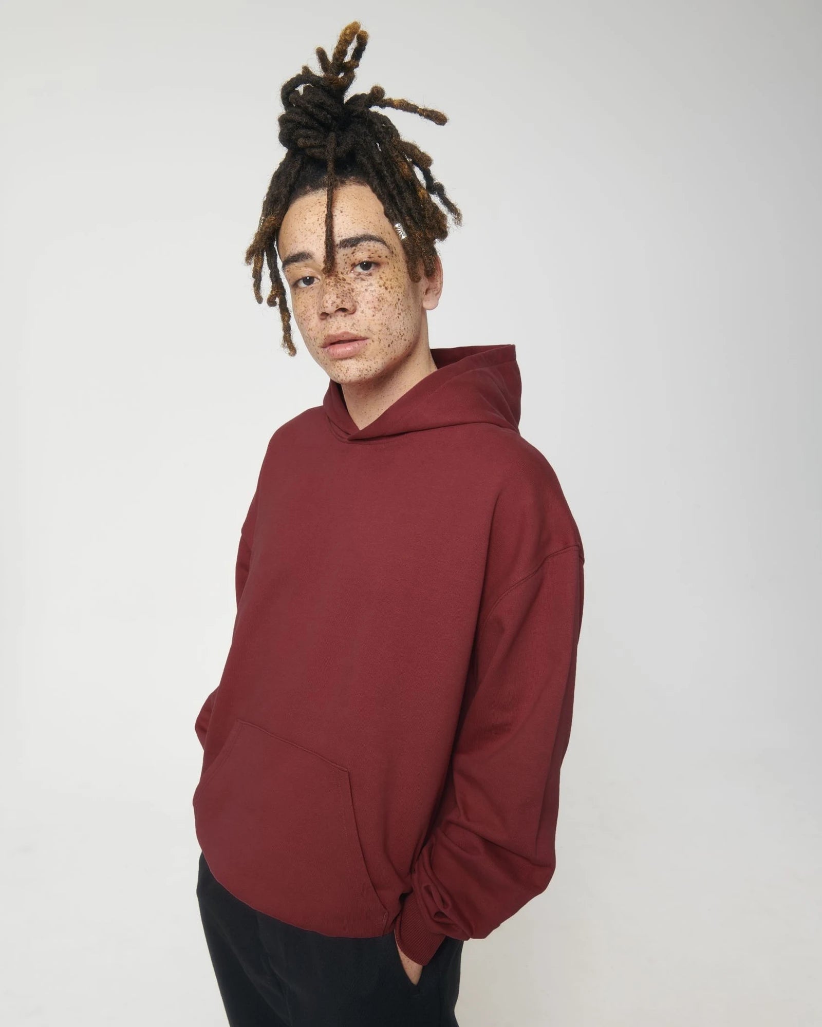 Hoodie biologisch katoen Stanley/Stella om te personaliseren - Red Earth