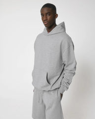 Hoodie biologisch katoen Stanley/Stella om te personaliseren - Gemêleerd grijs