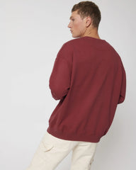 Sweater biologisch katoen om te personaliseren - Red Earth