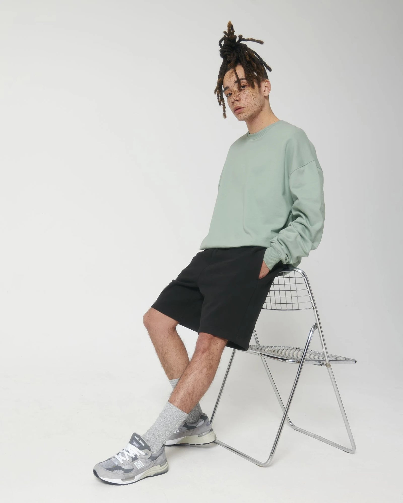 Sweater biologisch katoen om te personaliseren - Aloë