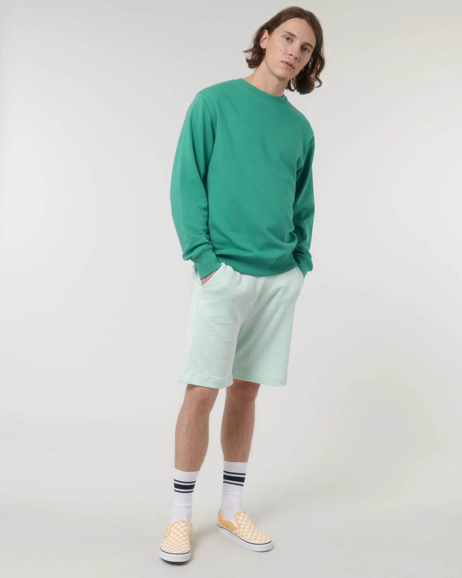 Sweater biologisch katoen om te personaliseren - Go Green