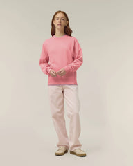 Sweater biologisch katoen om te personaliseren - Pink Joy