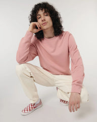 Sweater biologisch katoen om te personaliseren - Canyon roze
