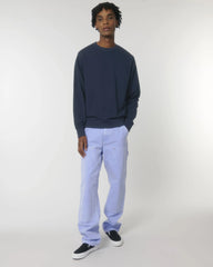 Sweater biologisch katoen om te personaliseren - Marineblauw