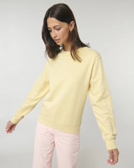 Sweater biologisch katoen om te personaliseren - Boter