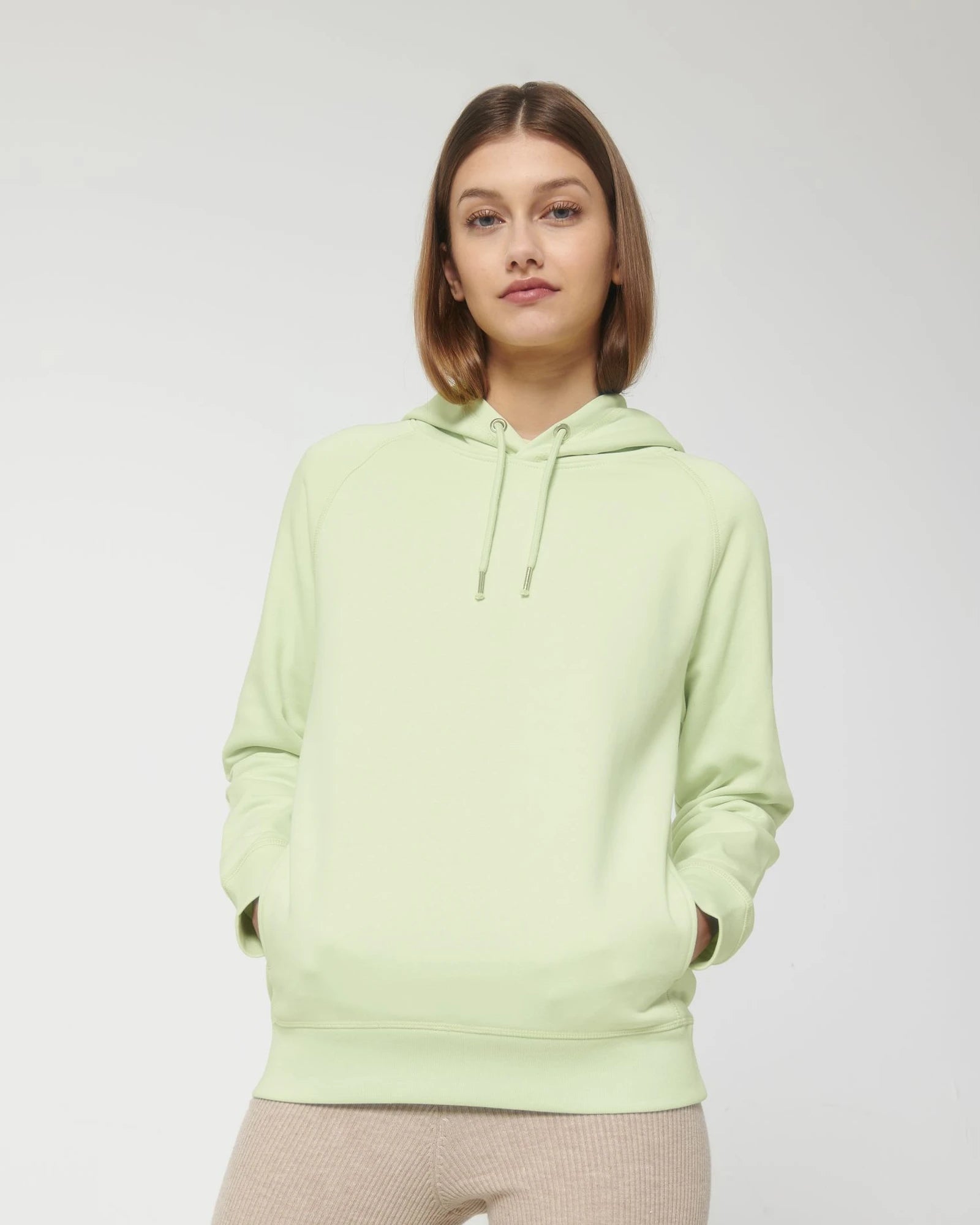 Hoodie Stanley/Stella Sider om te personaliseren - Steelgroen