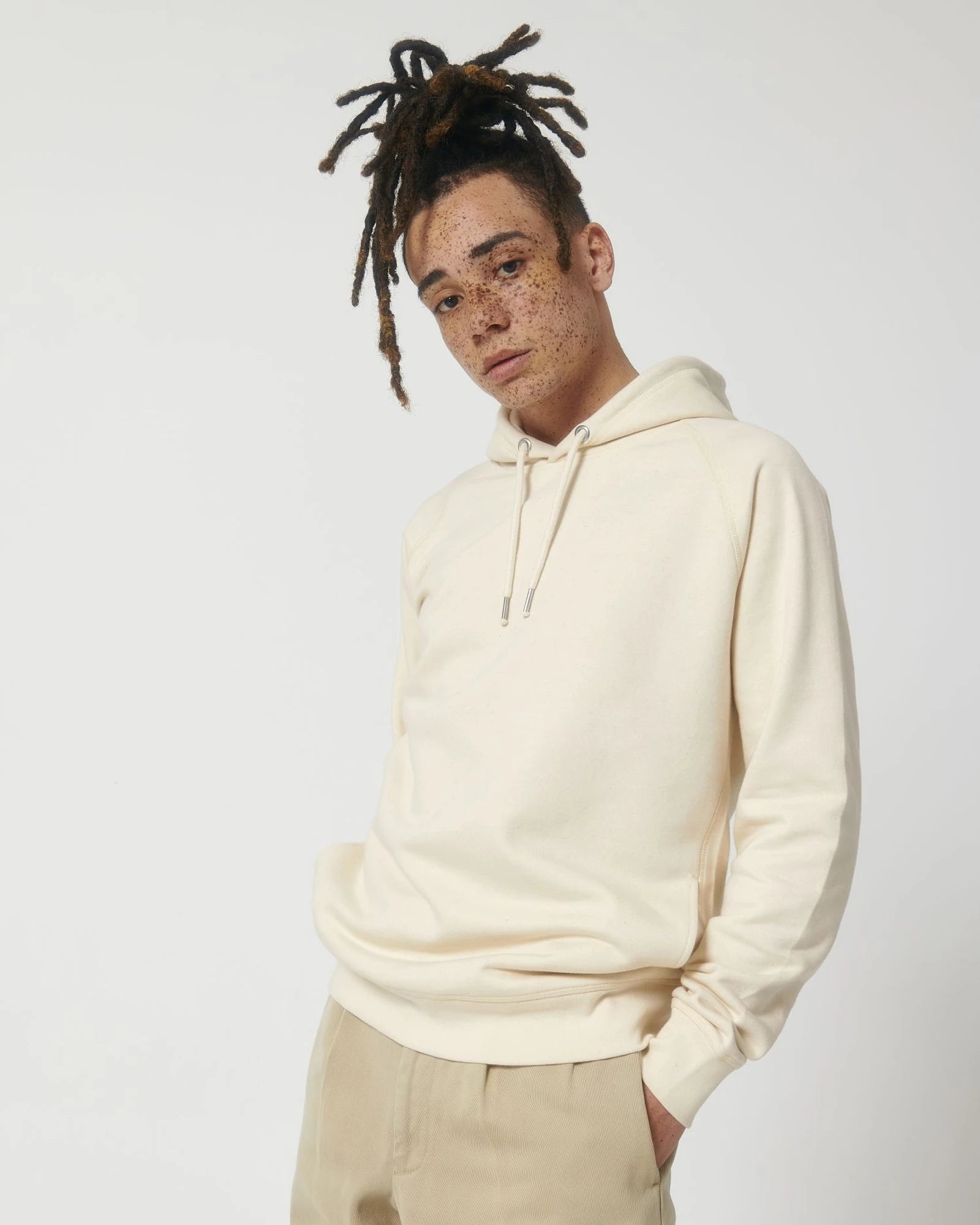 Hoodie Stanley/Stella Sider om te personaliseren - Natuurlijk ruw