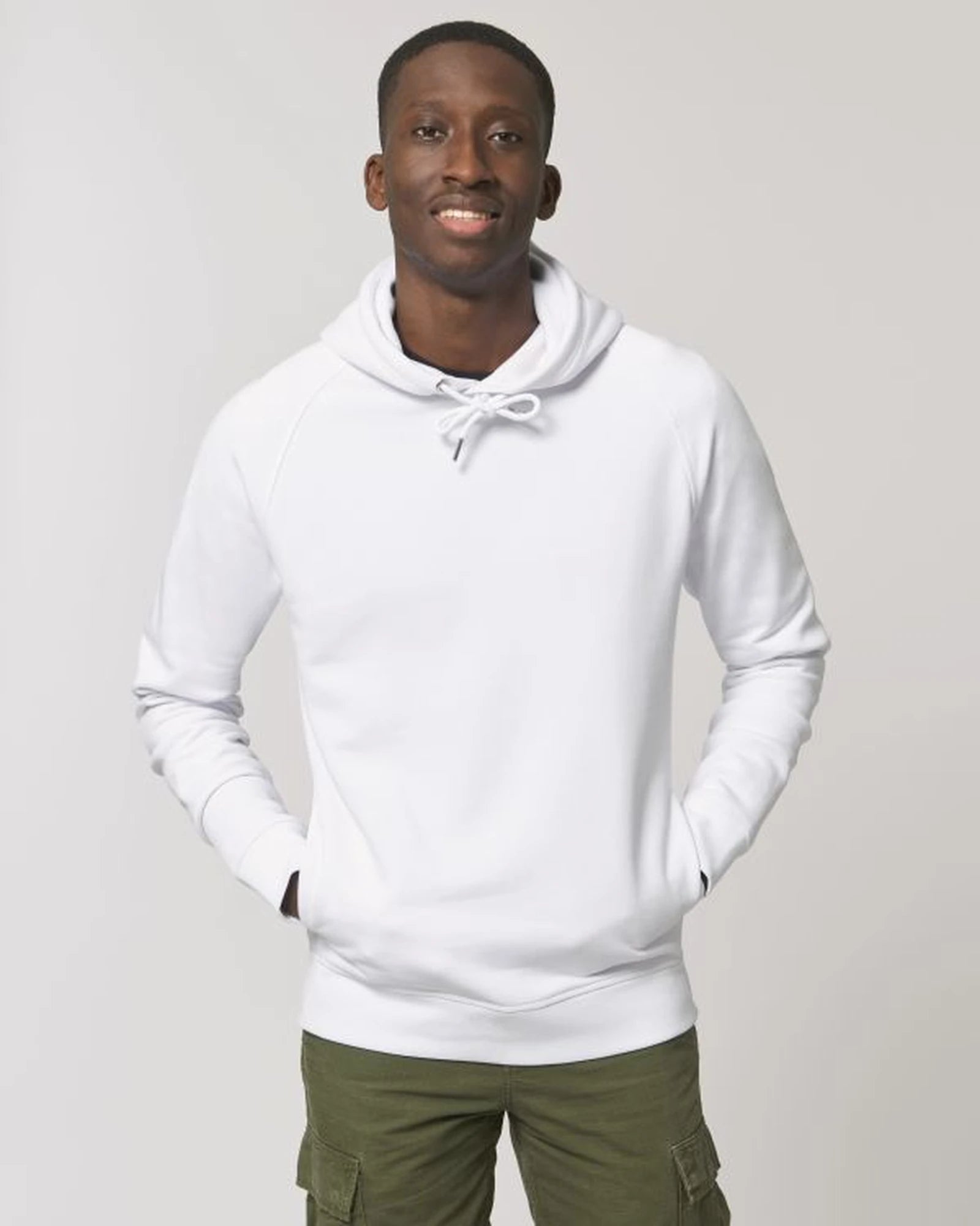 Hoodie Stanley/Stella Sider om te personaliseren - Wit