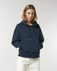 Hoodie bio-katoen Stanley/Stella om te personaliseren - Marineblauw