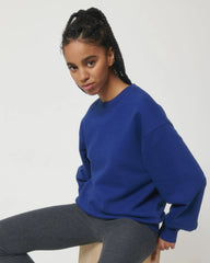 Sweater biologisch katoen om te personaliseren - Workerblauw