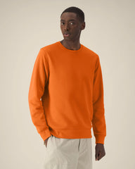 Sweater biologisch katoen om te personaliseren - Fel oranje