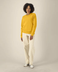 Sweater biologisch katoen om te personaliseren - Spectra geel