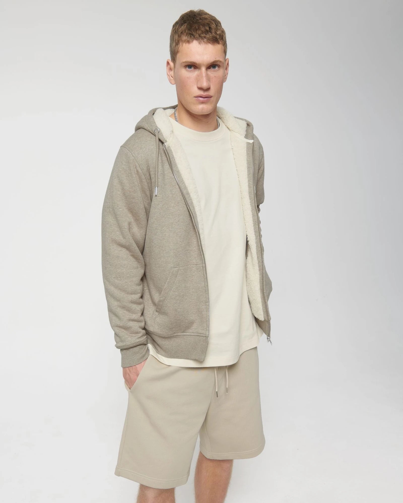 Hoodie sherpa Stanley/Stella Hygger om te personaliseren - 14