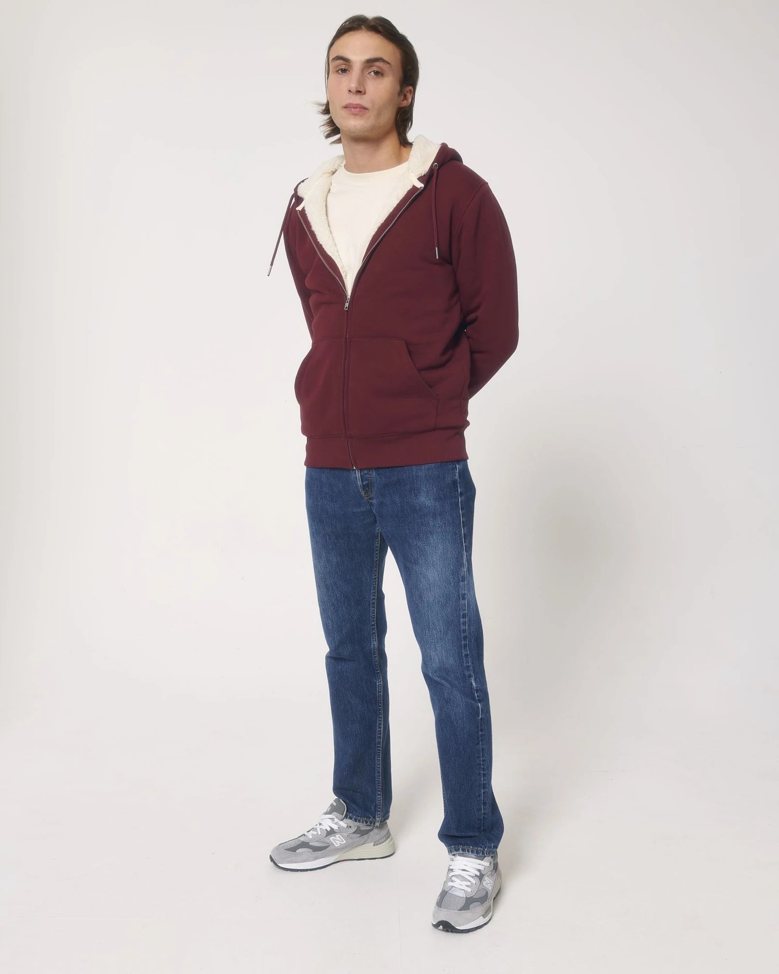 Hoodie sherpa Stanley/Stella Hygger om te personaliseren - 10