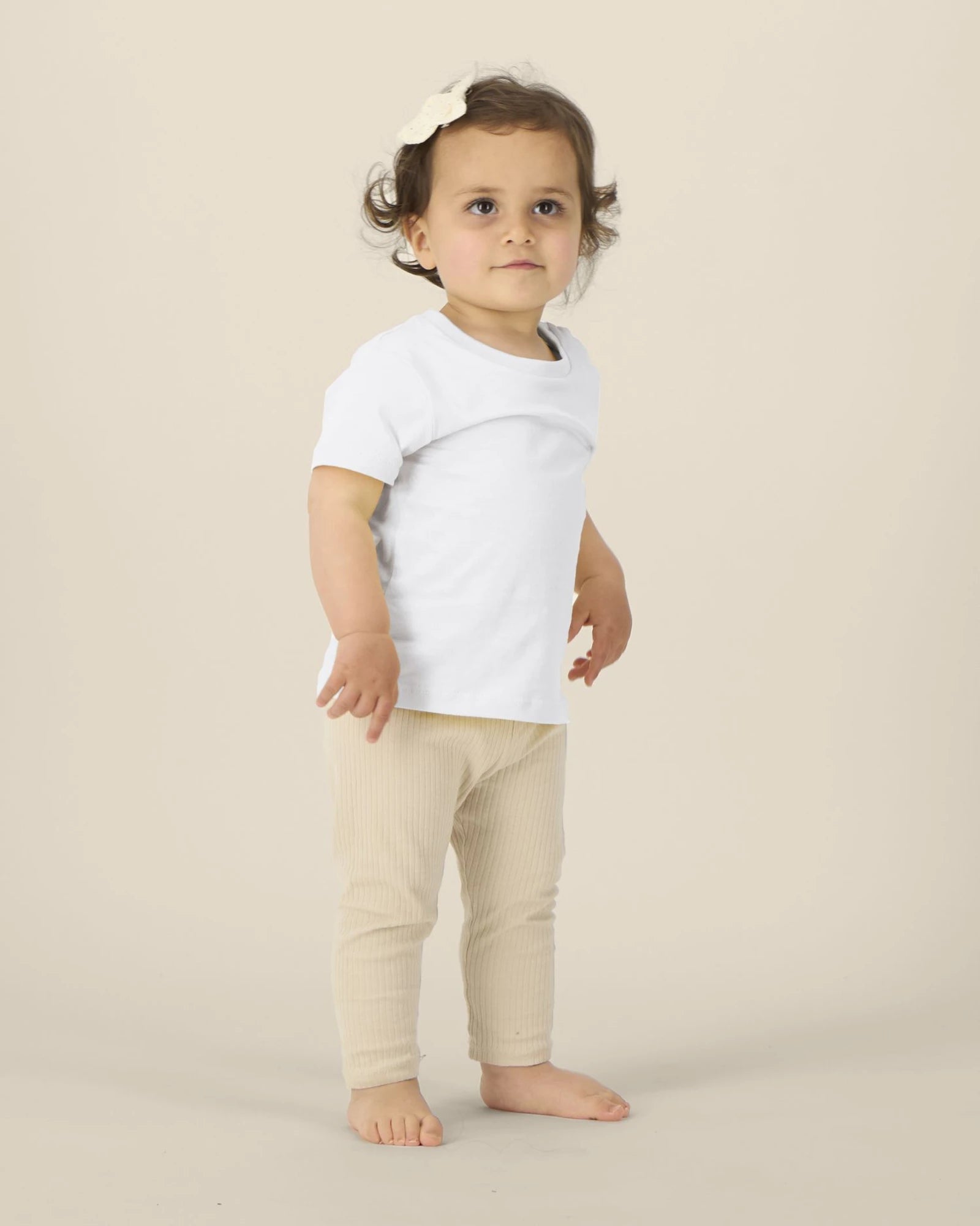 Kinder-T-shirt Stanley/Stella om te personaliseren - Wit