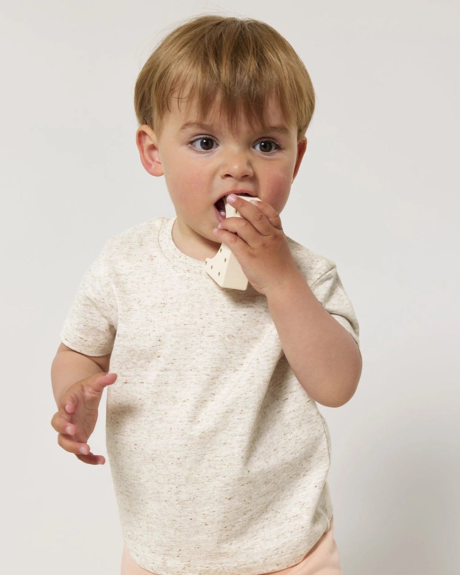Kinder-T-shirt Stanley/Stella om te personaliseren - Eco Heather