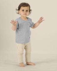 Kinder-T-shirt Stanley/Stella om te personaliseren - Gemêleerd grijs