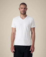 T-shirt V-hals biologisch katoen om te personaliseren - 6