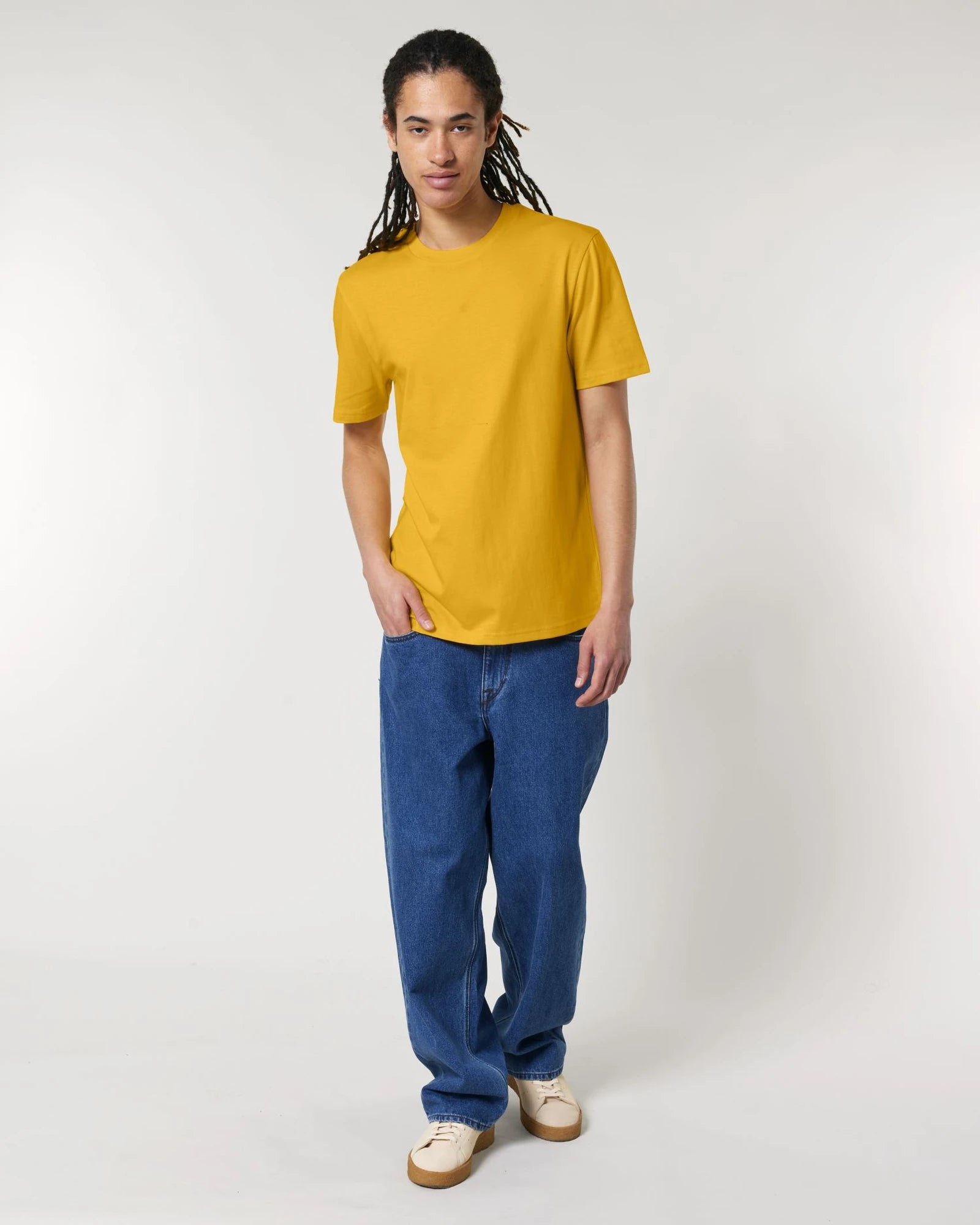 T-shirt Stanley/Stella om te personaliseren - Spectra geel