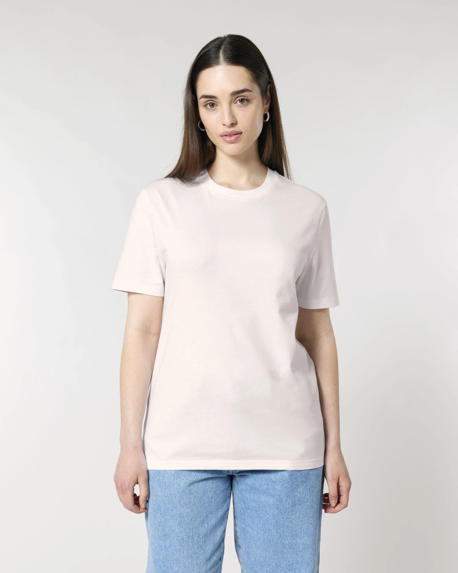 T-shirt Stanley/Stella om te personaliseren - Vintage wit