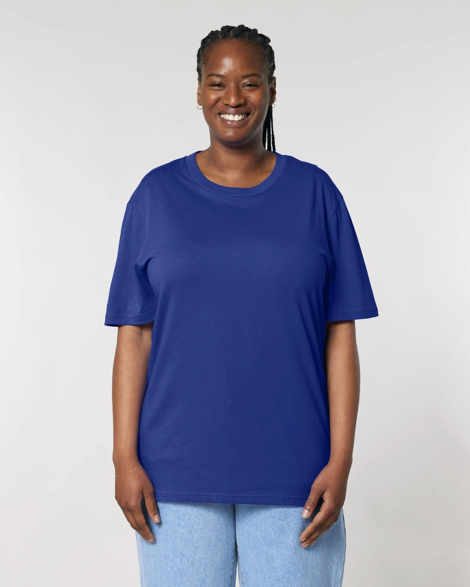 T-shirt Stanley/Stella om te personaliseren - Workerblauw