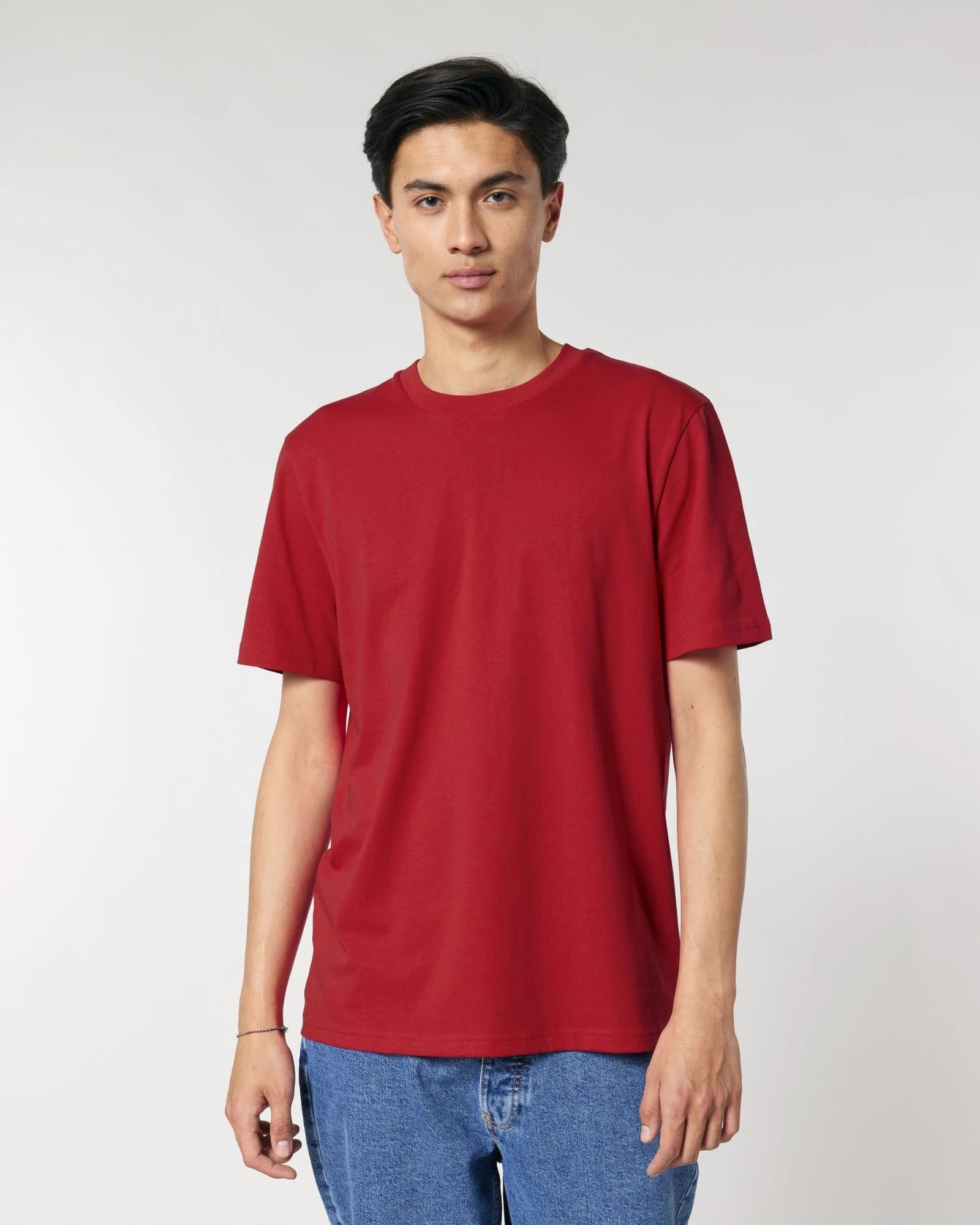 T-shirt Stanley/Stella om te personaliseren - Rood