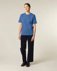 T-shirt Stanley/Stella om te personaliseren - Mindful Blue