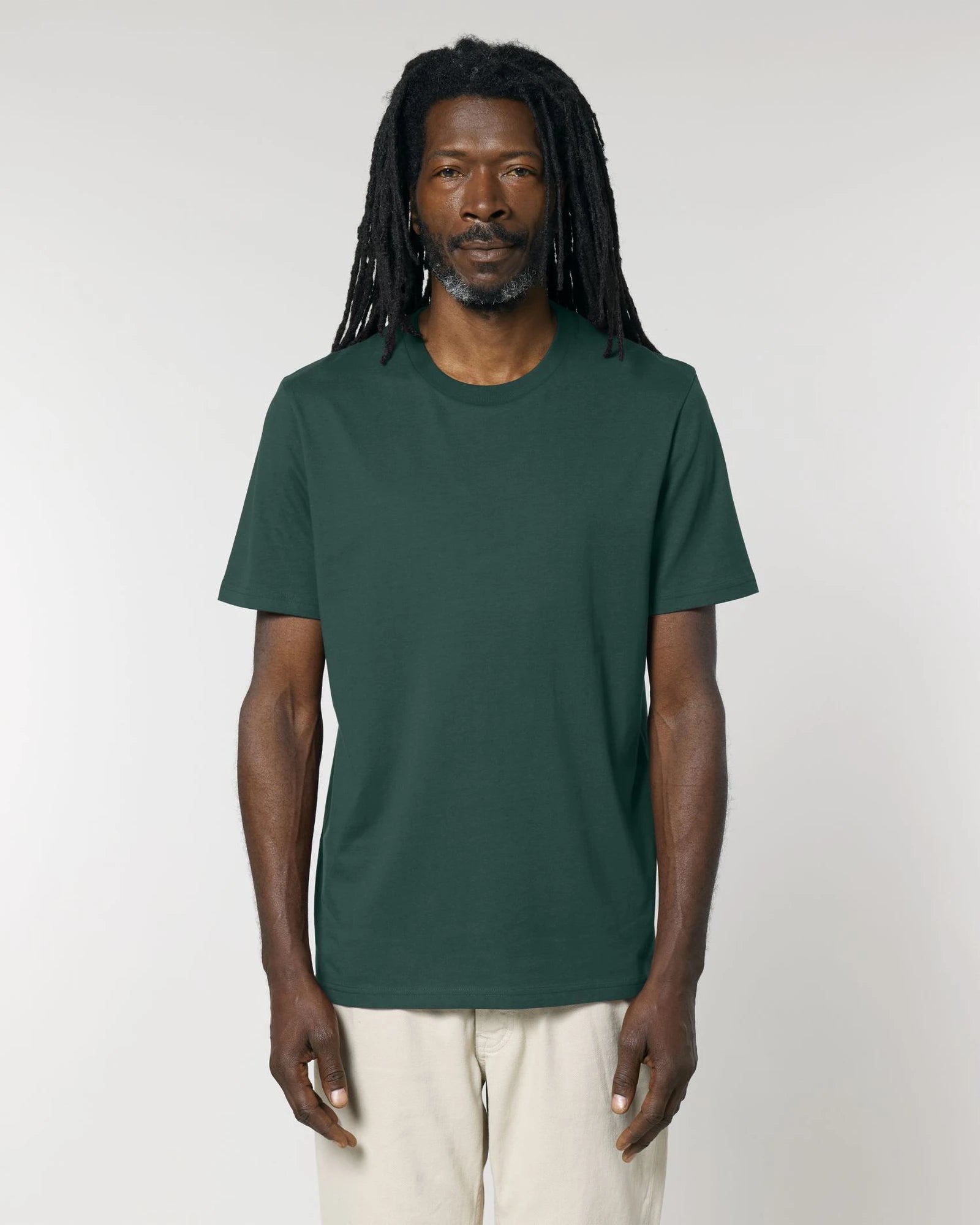T-shirt Stanley/Stella om te personaliseren - Glanzend groen
