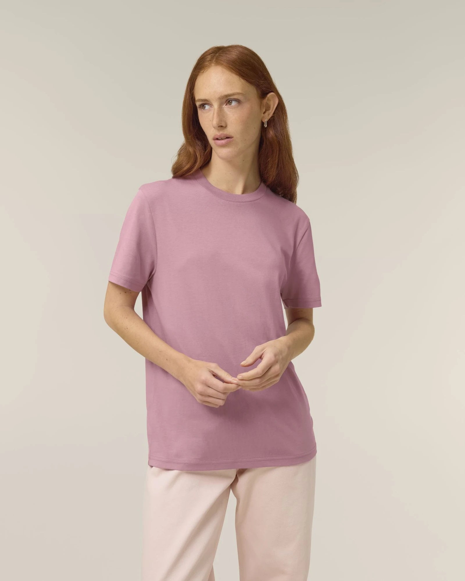 T-shirt Stanley/Stella om te personaliseren - Lilac Dream