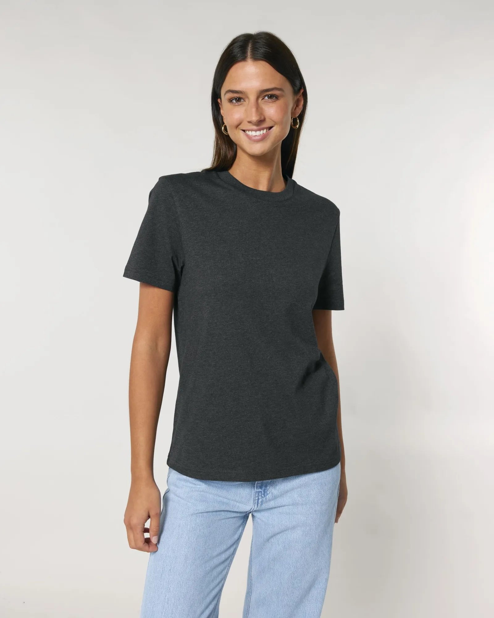 T-shirt Stanley/Stella om te personaliseren - Donkergrijs gemêleerd