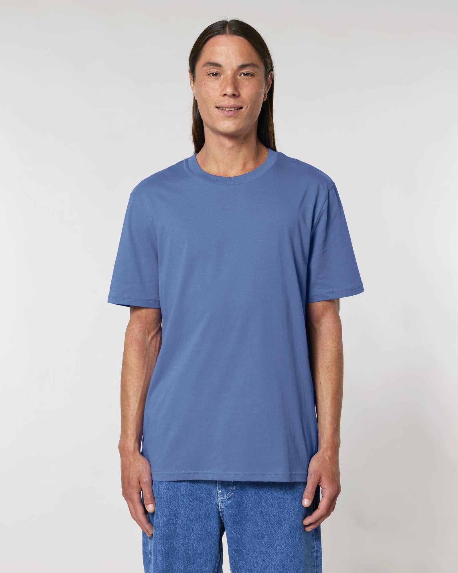 T-shirt Stanley/Stella om te personaliseren - Helderblauw