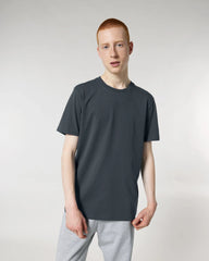 T-shirt biologisch katoen om te personaliseren - Inktgrijs