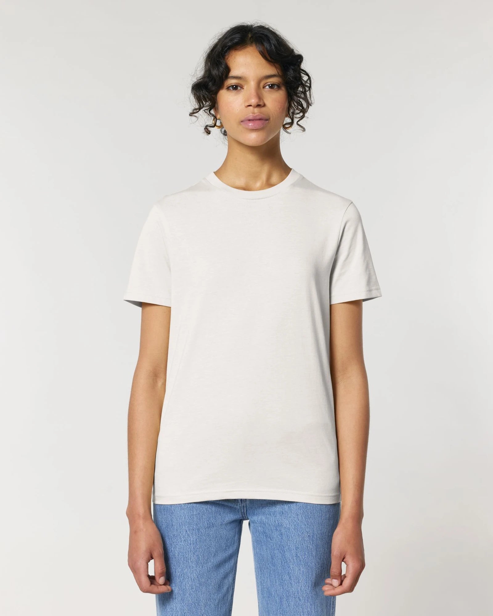 T-shirt biologisch katoen om te personaliseren - Vintage wit