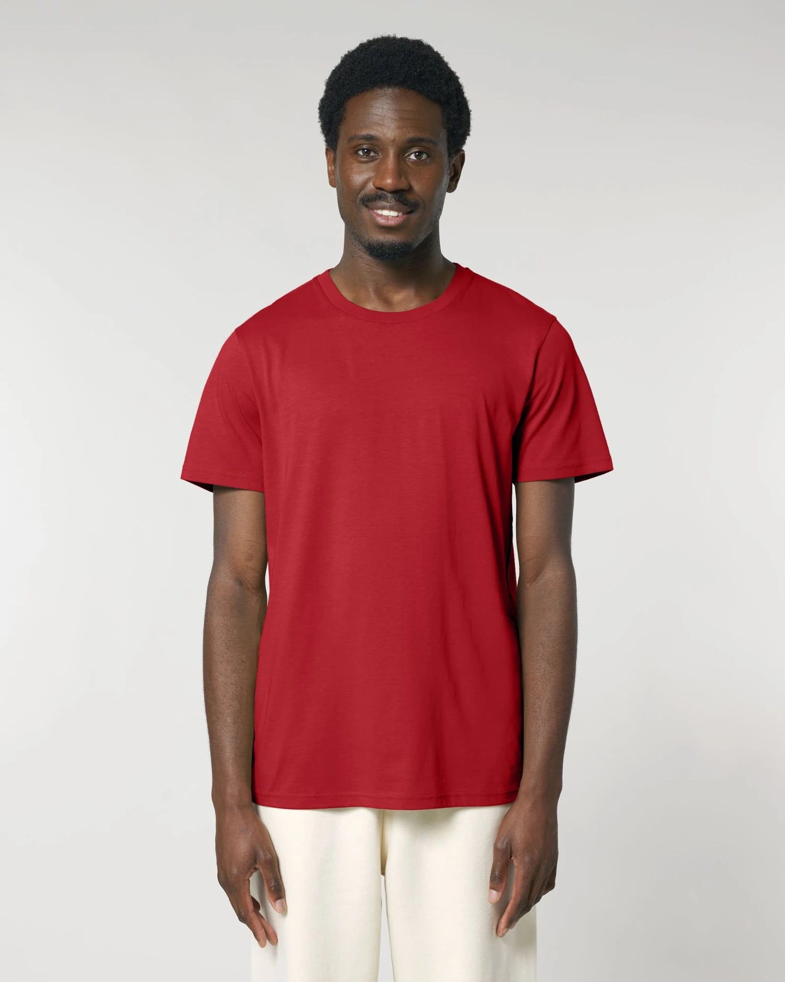 T-shirt biologisch katoen om te personaliseren - Rood