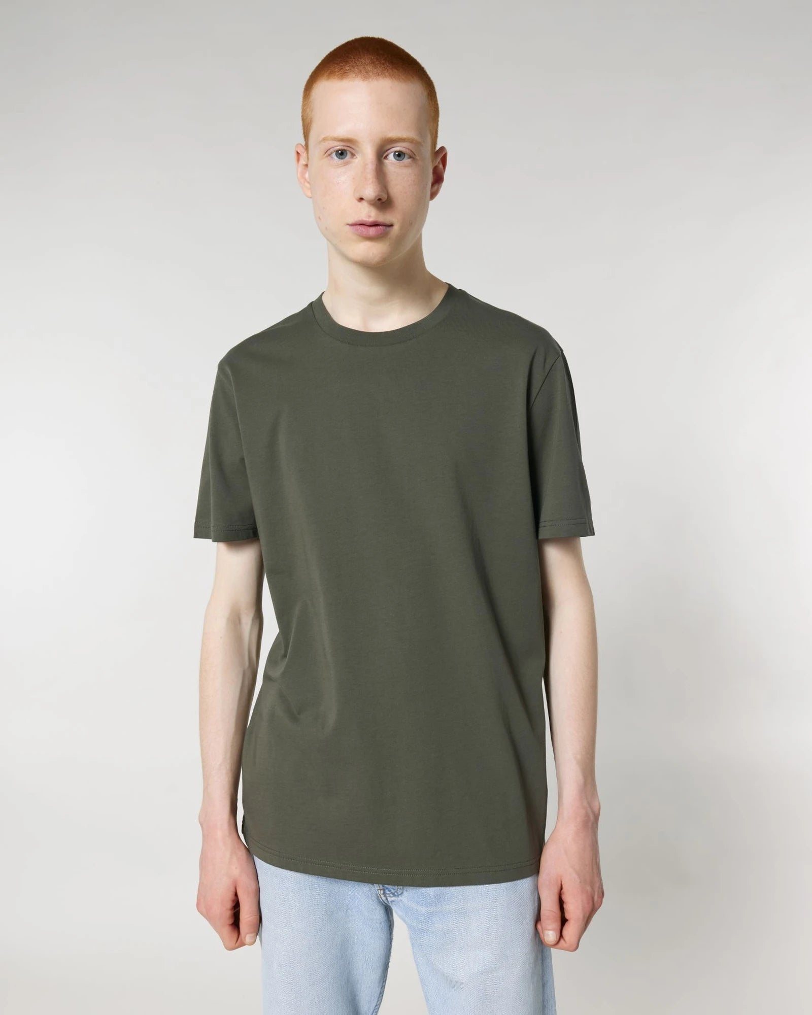 T-shirt biologisch katoen om te personaliseren - Kaki
