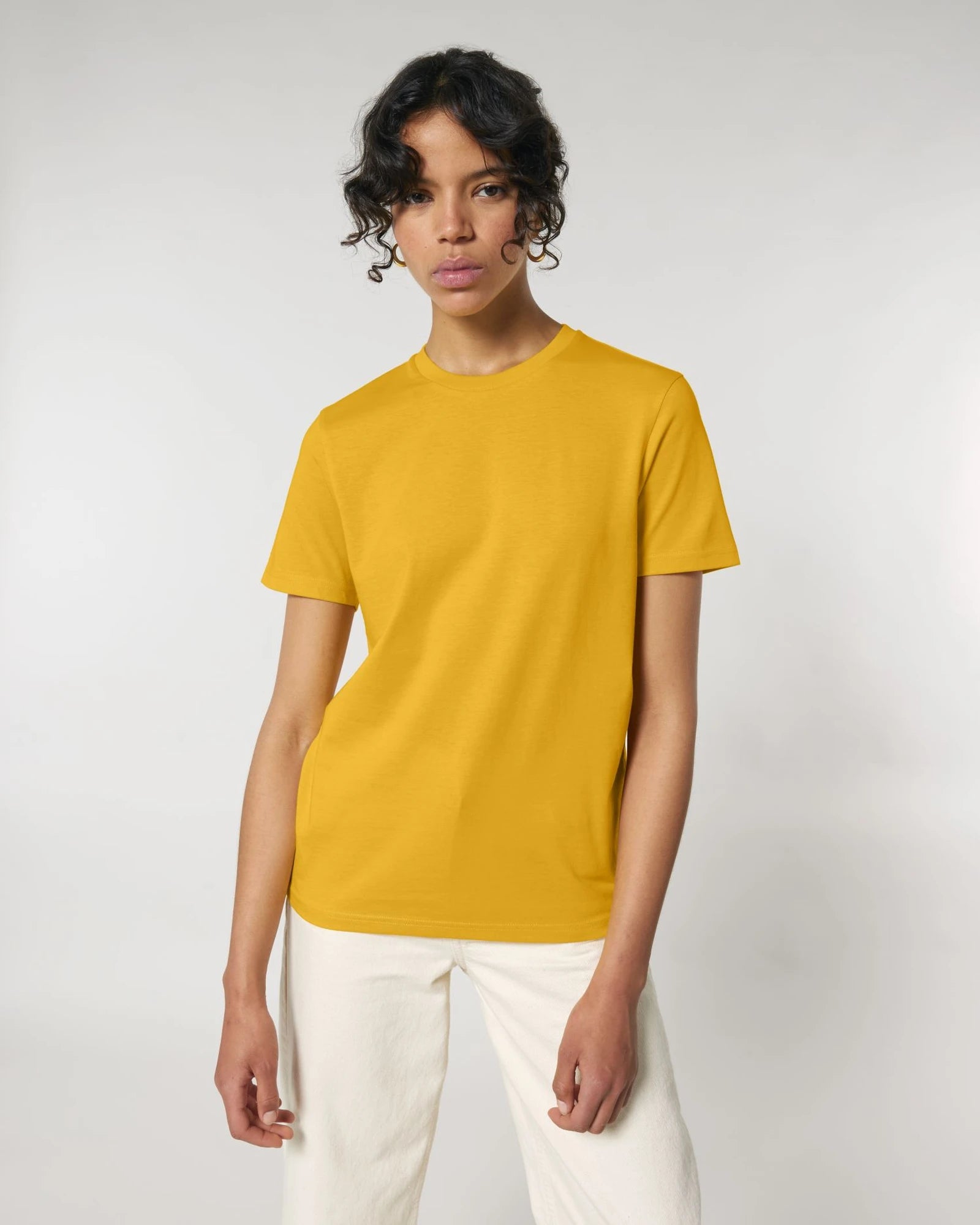 T-shirt biologisch katoen om te personaliseren - Spectra geel