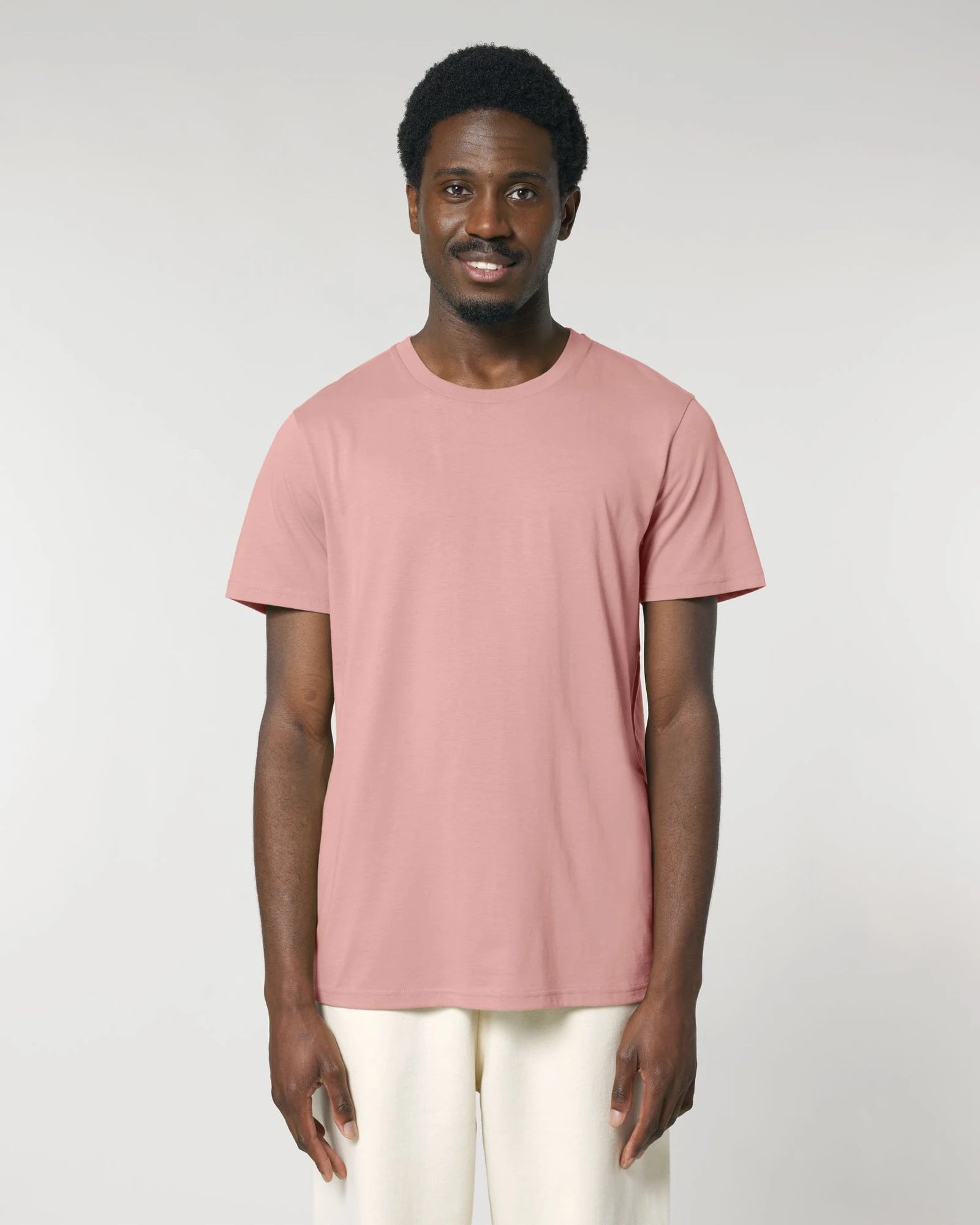 T-shirt biologisch katoen om te personaliseren - Canyon roze