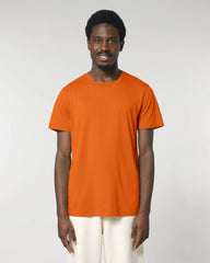 T-shirt biologisch katoen om te personaliseren - Fel oranje