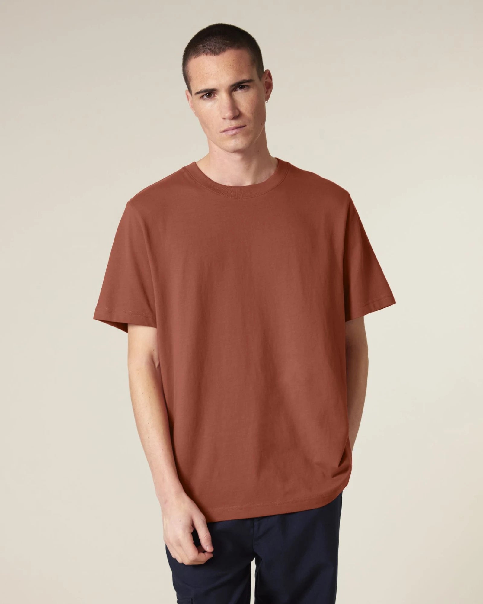 T-shirt Stanley/Stella Sparker 2.0 om te personaliseren - Heritage bruin