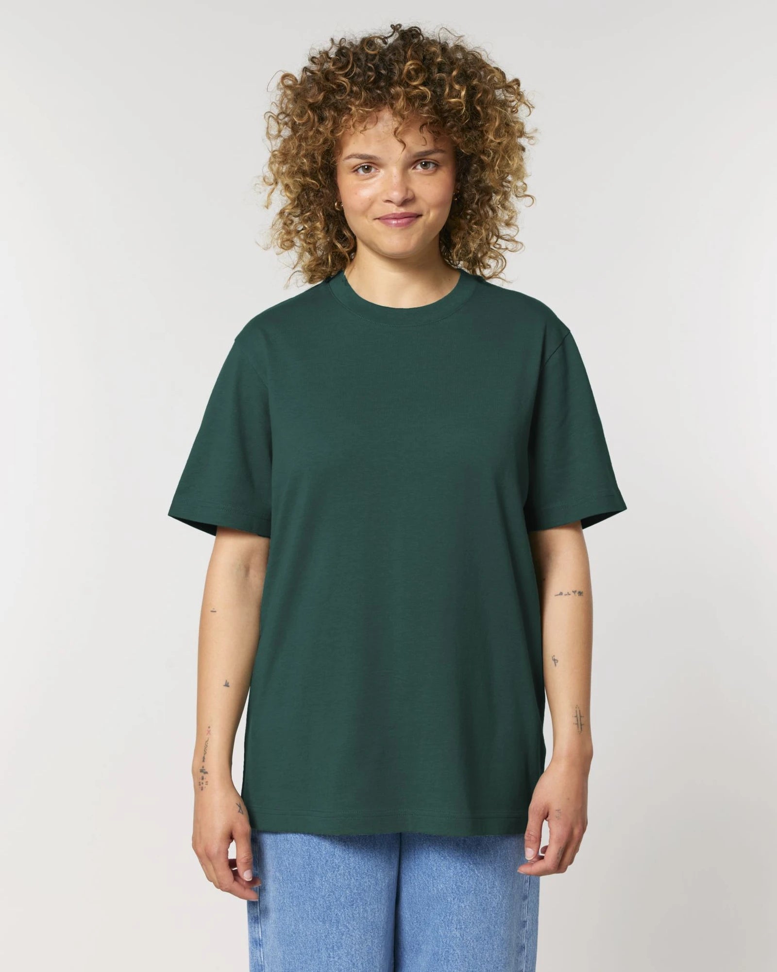 T-shirt Stanley/Stella Sparker 2.0 om te personaliseren - Glanzend groen