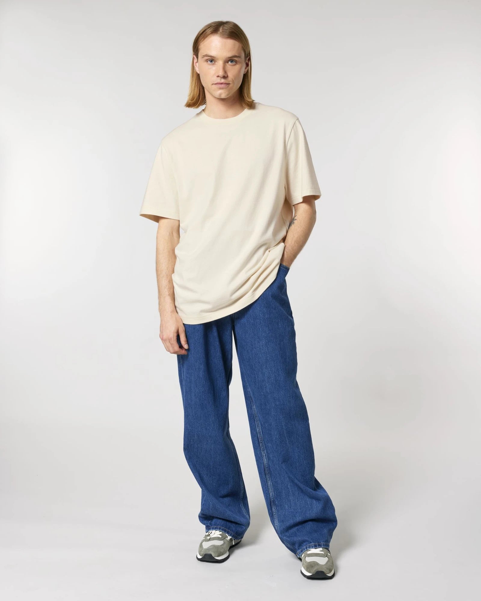 T-shirt Stanley/Stella Sparker 2.0 om te personaliseren - Natuurlijk ruw