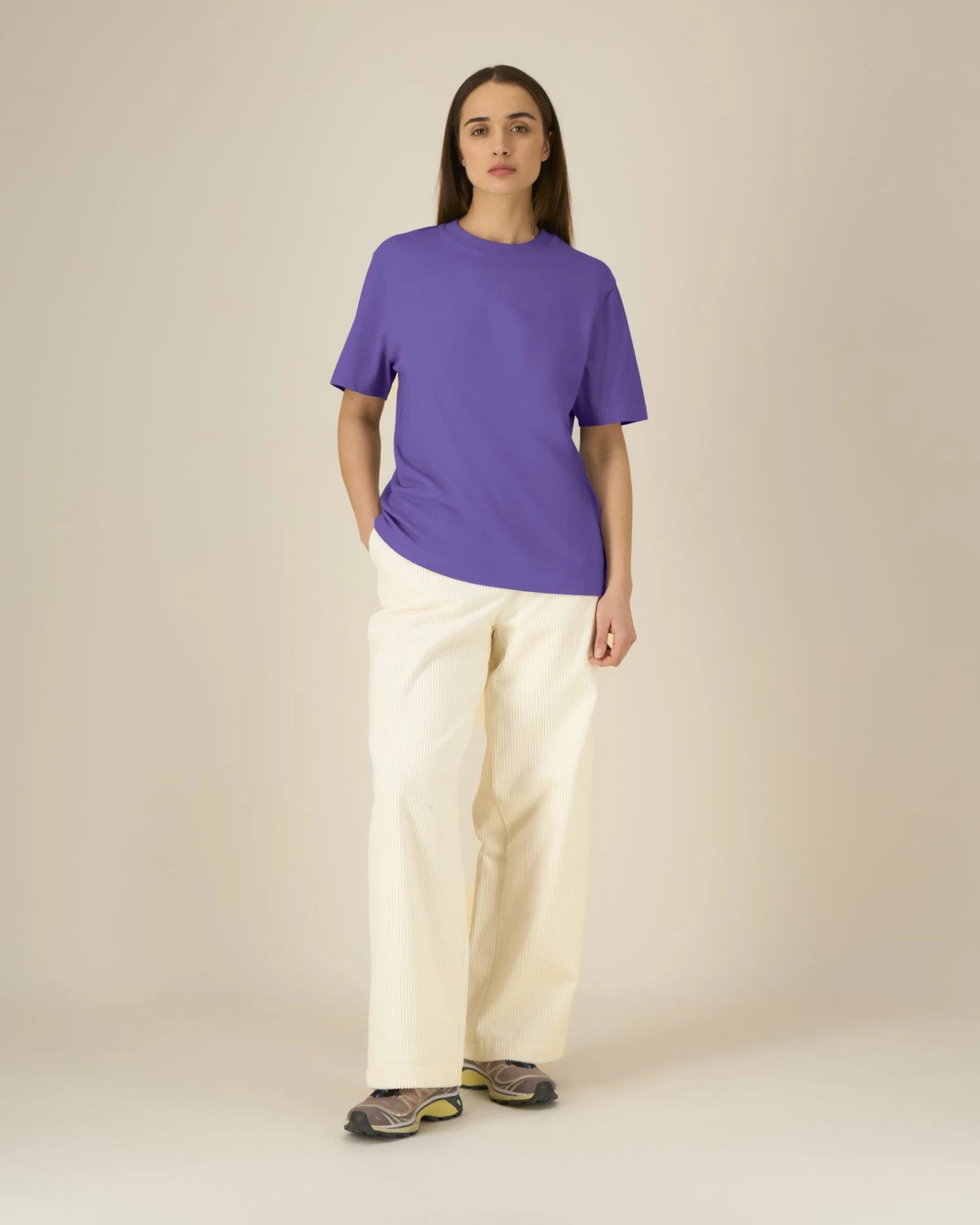 T-shirt Stanley/Stella Sparker 2.0 om te personaliseren - Purple Love