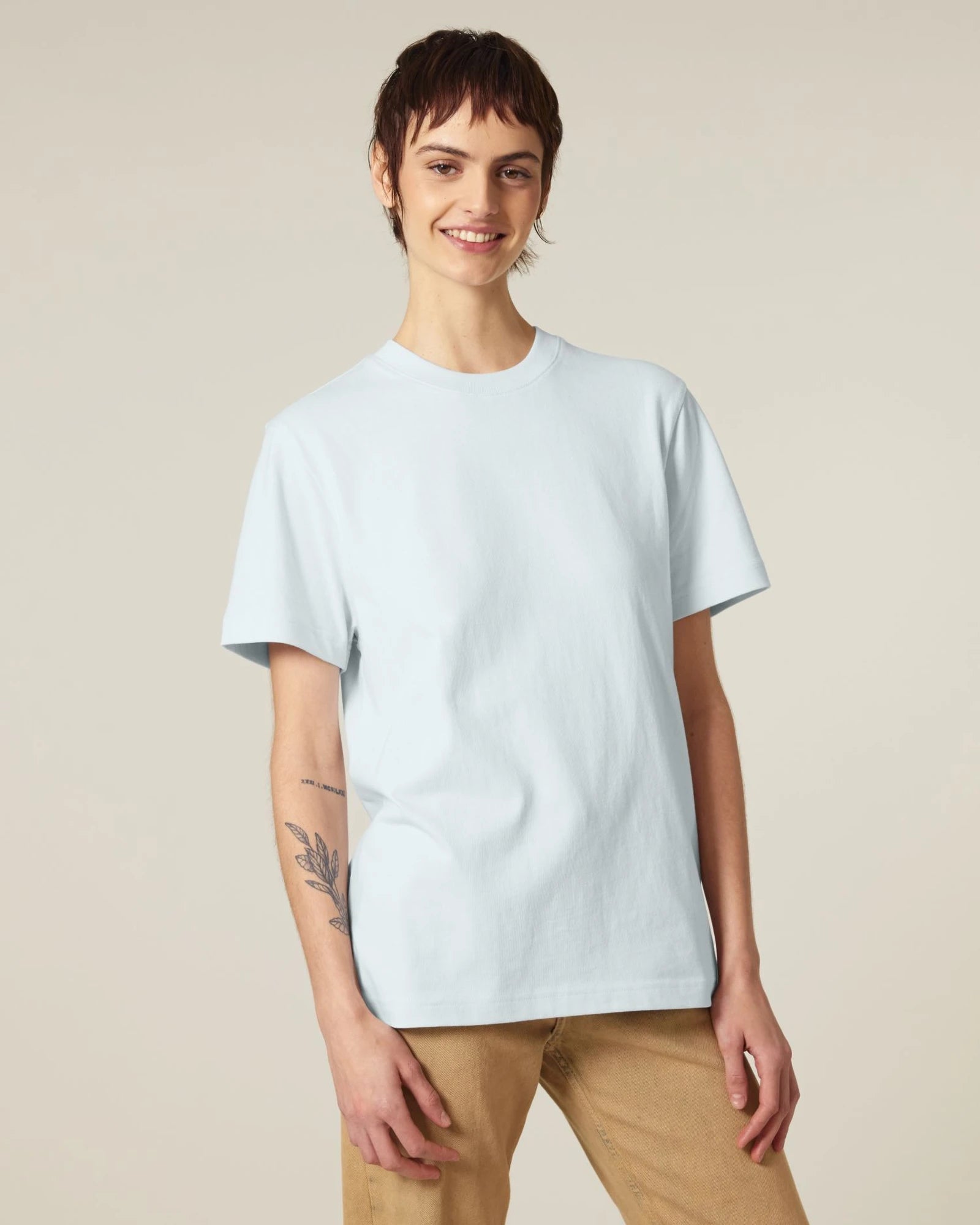 T-shirt Stanley/Stella Sparker 2.0 om te personaliseren - IJsblauw