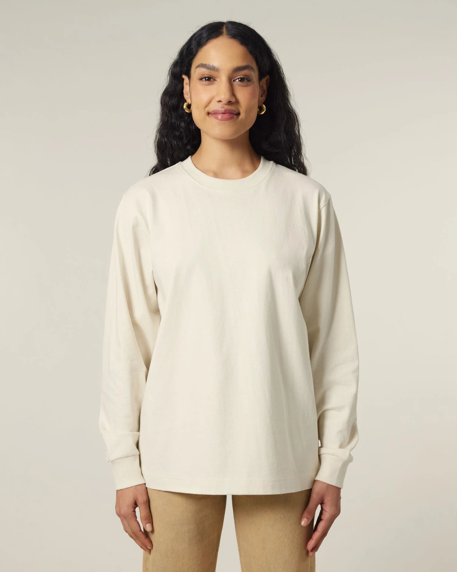 T-shirt lange mouwen Stanley/Stella om te personaliseren - 15