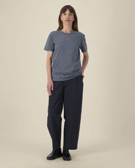 T-shirt gerecycled katoen om te personaliseren - Re-Navy